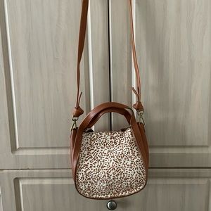 Madewell Sydney Crossbody Bag in Spotted Calf Hair